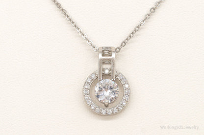 Designer Ryze Cubic Zirconia Sterling Silver Necklace