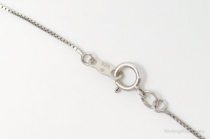 Designer Alwand Vahan Sapphire Cubic Zirconia Sterling Silver Necklace