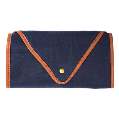 Canvas Roll-Up Clutch Organizer