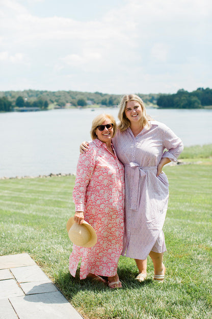 The Christine Shirt Dress in Lavender Taffy - Final Sale