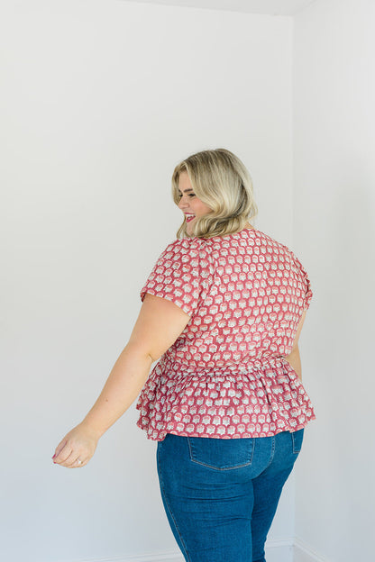 The Judy Top in Crimson Grove - Final Sale