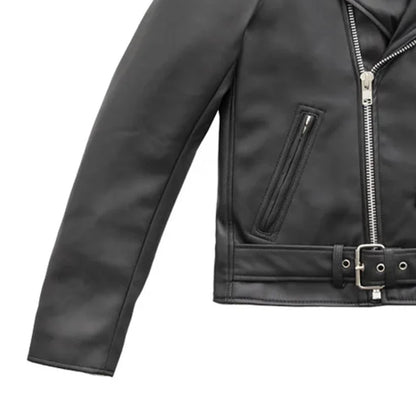 Cassandra - Women's Vegan Leather Motorcycle Jacket