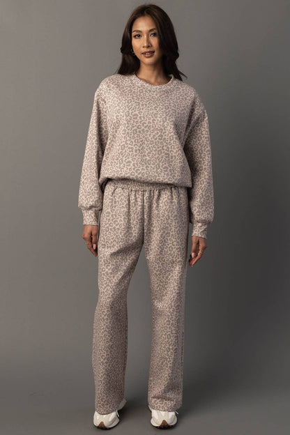Blush Leopard Sweatshirt