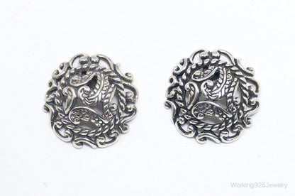 Native Designer Carolyn Pollack Relios Sterling Silver Earrings