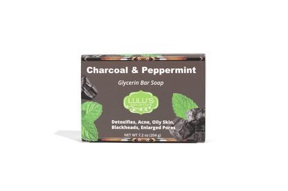 Charcoal & Peppermint Glycerin Bar Soap – Purifying Cleanse