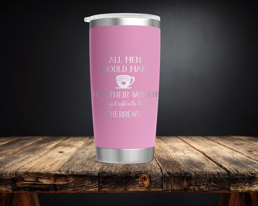 Hebrew Coffee 20oz Tumbler