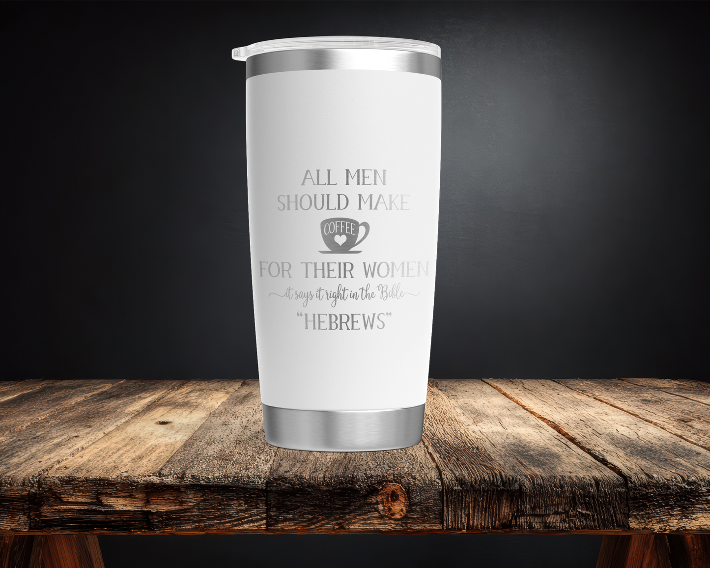 Hebrew Coffee 20oz Tumbler