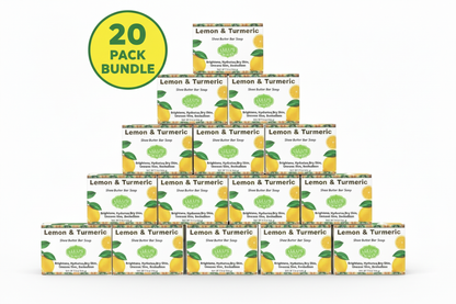 Lemon Turmeric Shea Butter Bar Soap – Brightening for Dark Spots & Uneven Tone