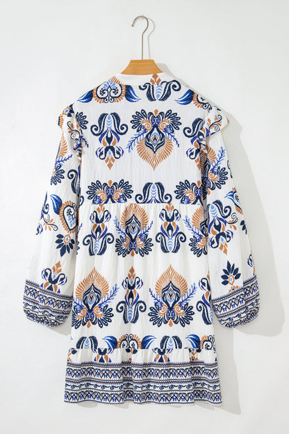 Kennedi Long Sleeve Mini PLUS Dress