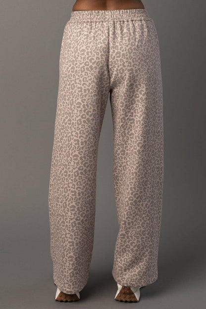 Blush Leopard Sweatpants