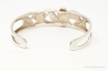 Designer Whitney Kelly WK Blue Fire Opal Sterling Silver Bracelet