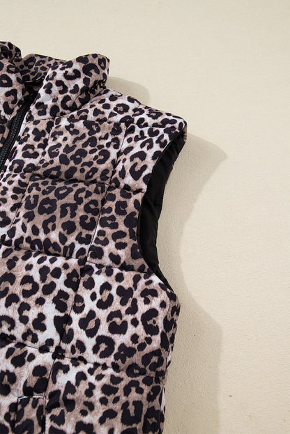 Aria Zipper Casual Puff Vest