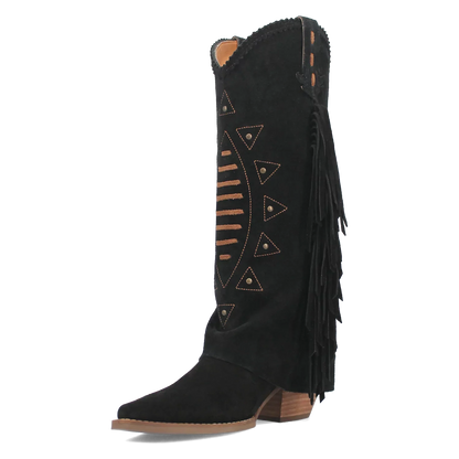 Dingo Spirit Trail  - Women's Suede Leather Cowgirl Boots