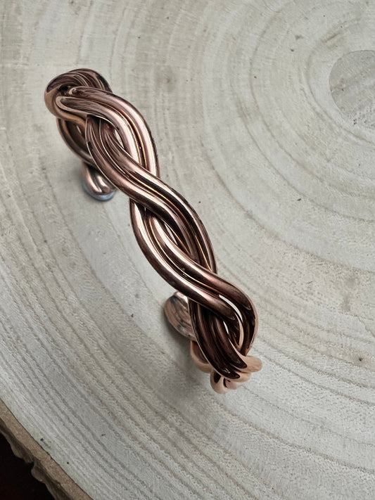 Elaine Tahe Navajo Copper Bracelet — 3/8" Wide (Fits 7 1/8" Wrist)