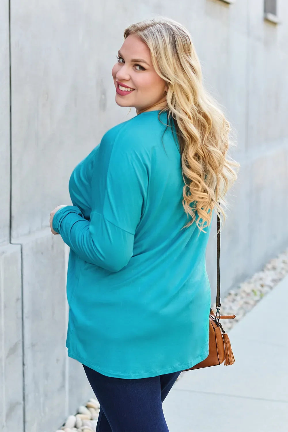 Basic Bae Full Size Relaxed Long Sleeve Tee