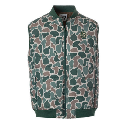 Roost Waterfowl Camo Puffer Vest