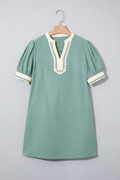 Leyla Puff Sleeve Mini Dress