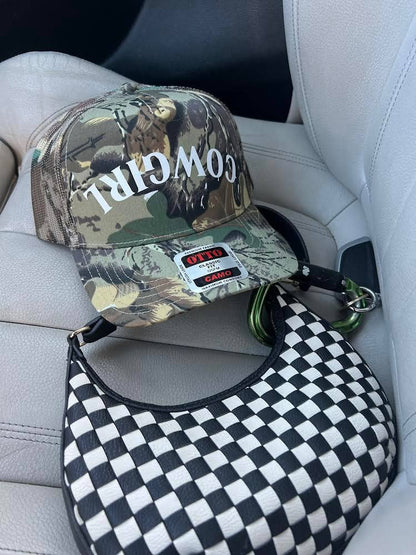 COWGIRL Camo Trucker Hat
