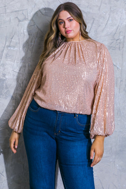 HOPE YOU REMEMBER SEQUIN TOP
