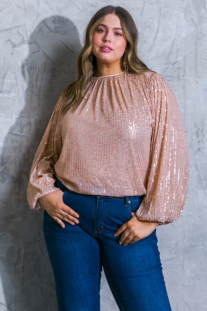 HOPE YOU REMEMBER SEQUIN TOP