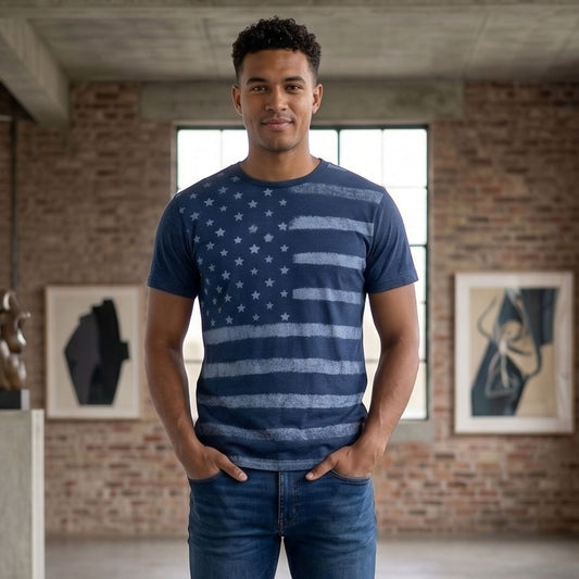 American Flag Men's Short Sleeve T-shirt - 155592