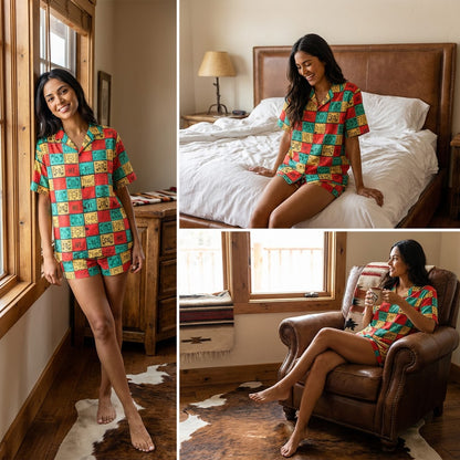 Baha Ranch Picado Women's Pajama Set Made in Americay