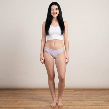 Purple Bikini with Double Strap Sides
