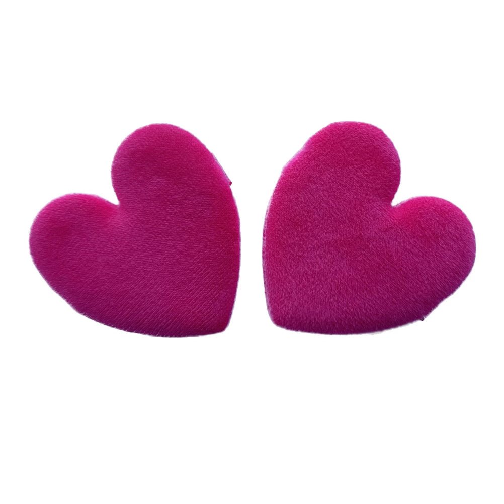 Cosmetic Puff - Hot Pink Heart