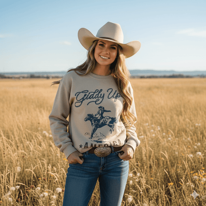 Giddy Up America Graphic Sweatshirt