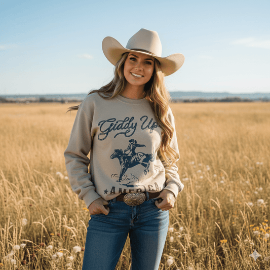 Giddy Up America Graphic Sweatshirt
