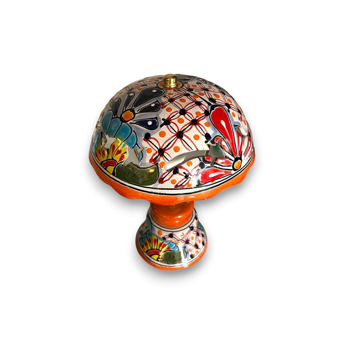 Talavera Table Lamp | Colorful Hand-Painted Mexican Ceramic Light