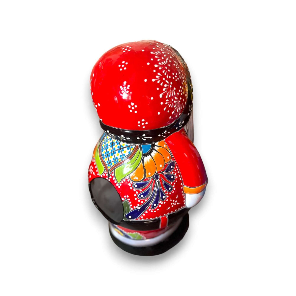 Talavera Santa Statue | Hand-Painted Holiday Decor