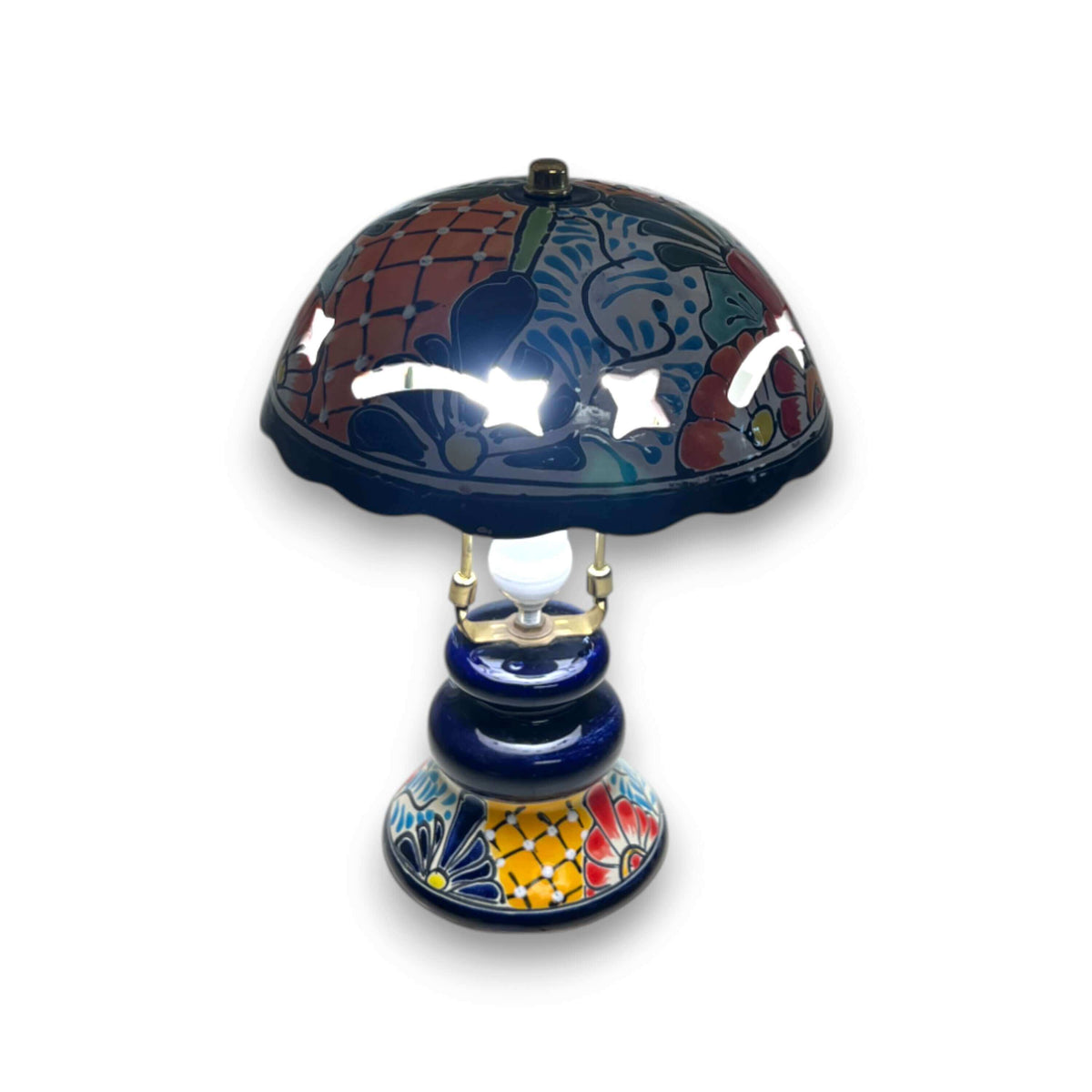Talavera Table Lamp | Colorful Hand-Painted Mexican Ceramic Light