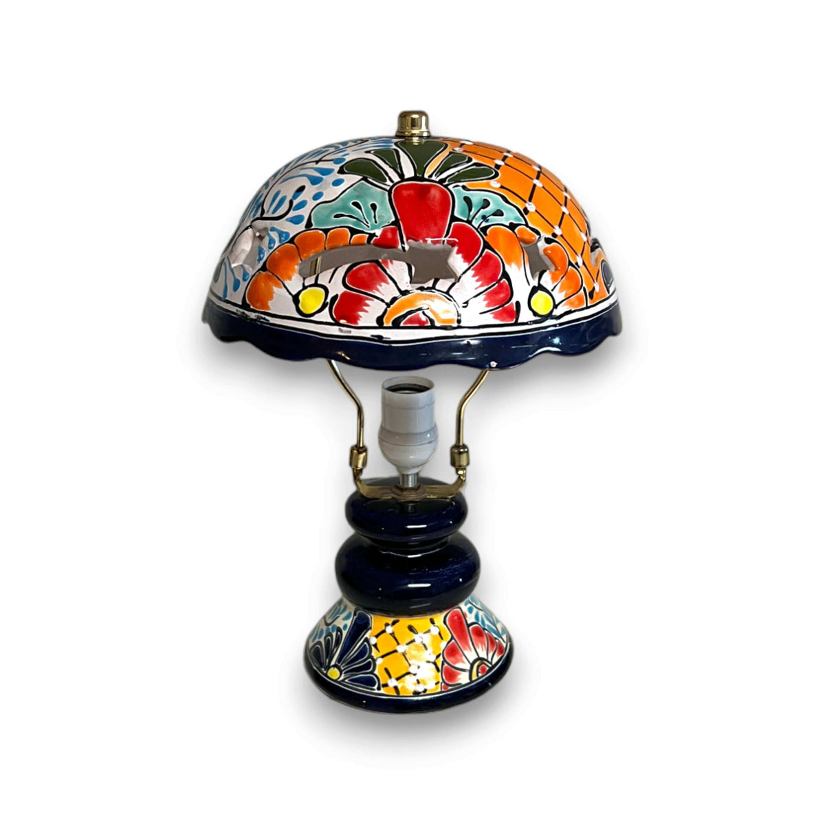 Talavera Table Lamp | Colorful Hand-Painted Mexican Ceramic Light