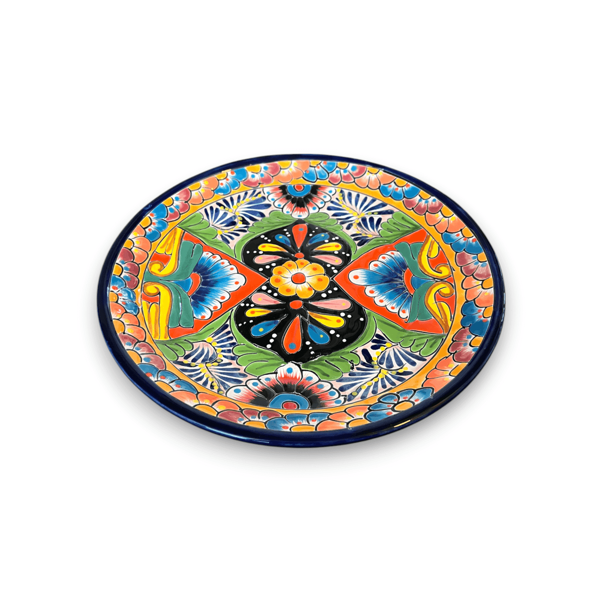 Colorful Talavera Dinnerware Set | 24-Piece Plate Set for 8