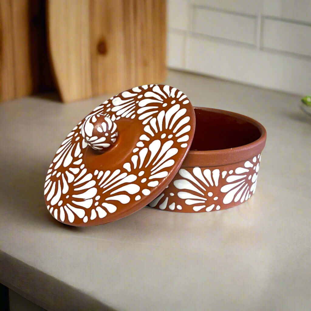 Talavera Tortilla Warmer | Handmade Terracotta Food Warmer
