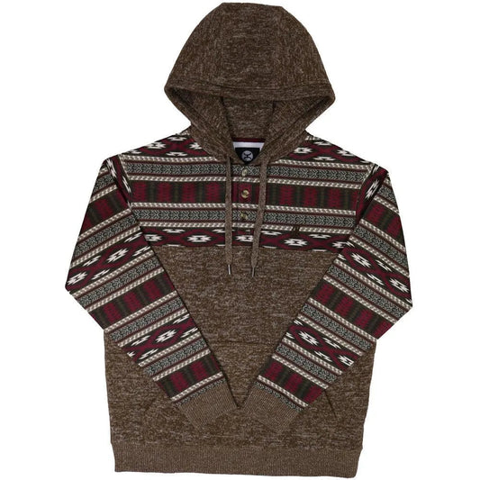 HOOey "Nomad Jimmy" (Brown) - Men`s Sweatshirt (Closeout)