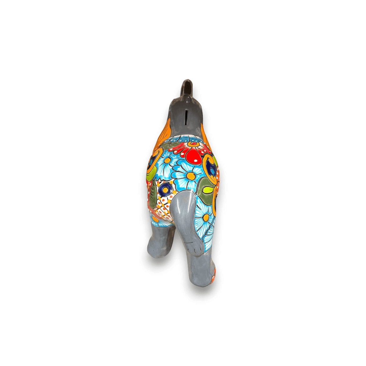 Medium Talavera Elephant Coin Bank | Handmade Piggy Bank