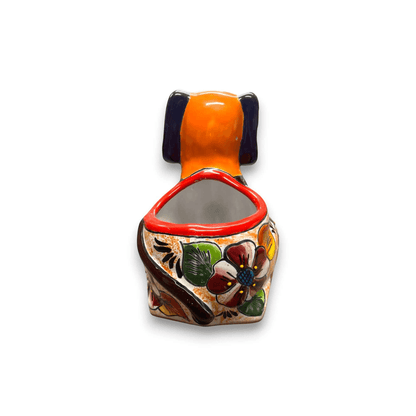 Mexican Handmade Dog Planter | Talavera Dog Planter