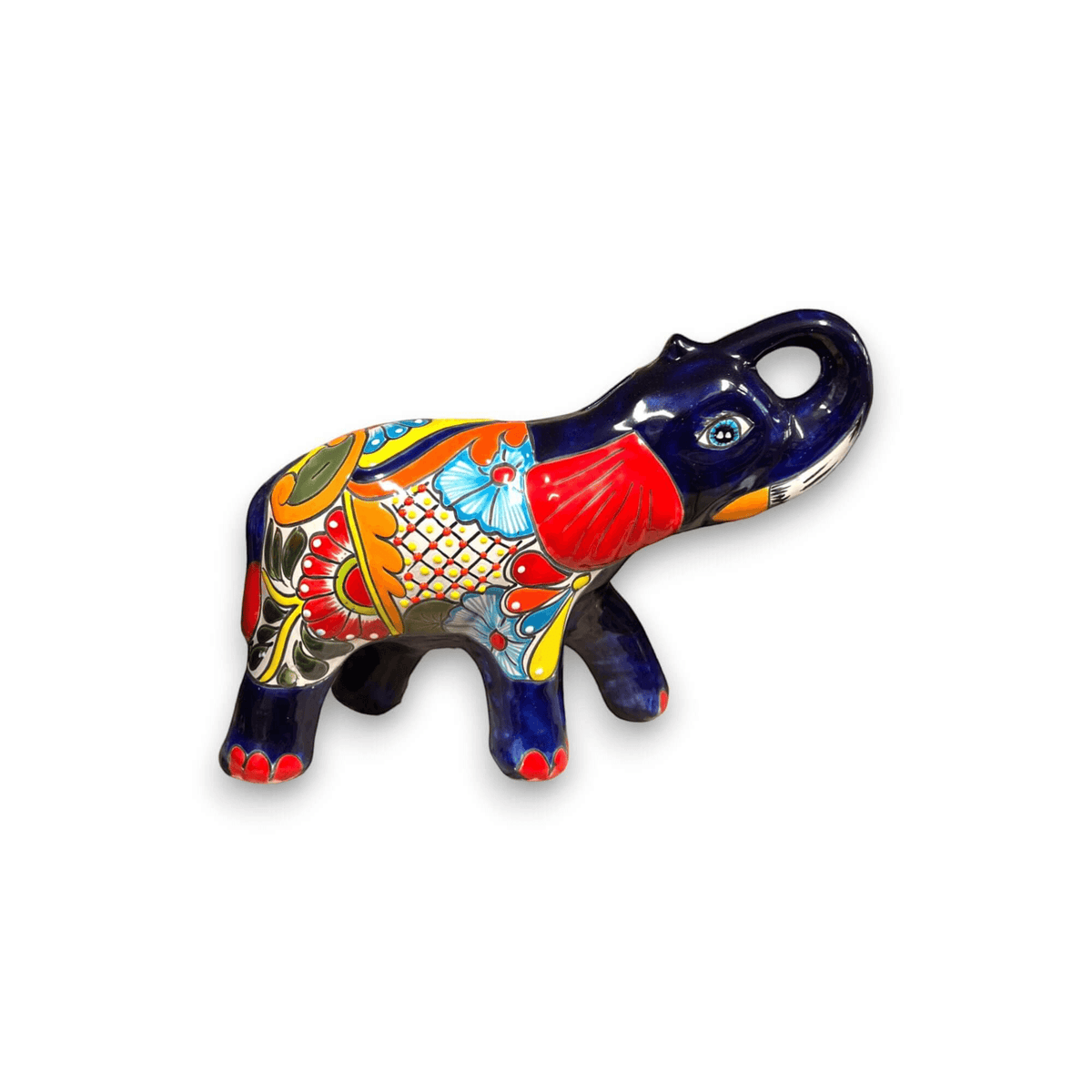 Medium Talavera Elephant Coin Bank | Handmade Piggy Bank