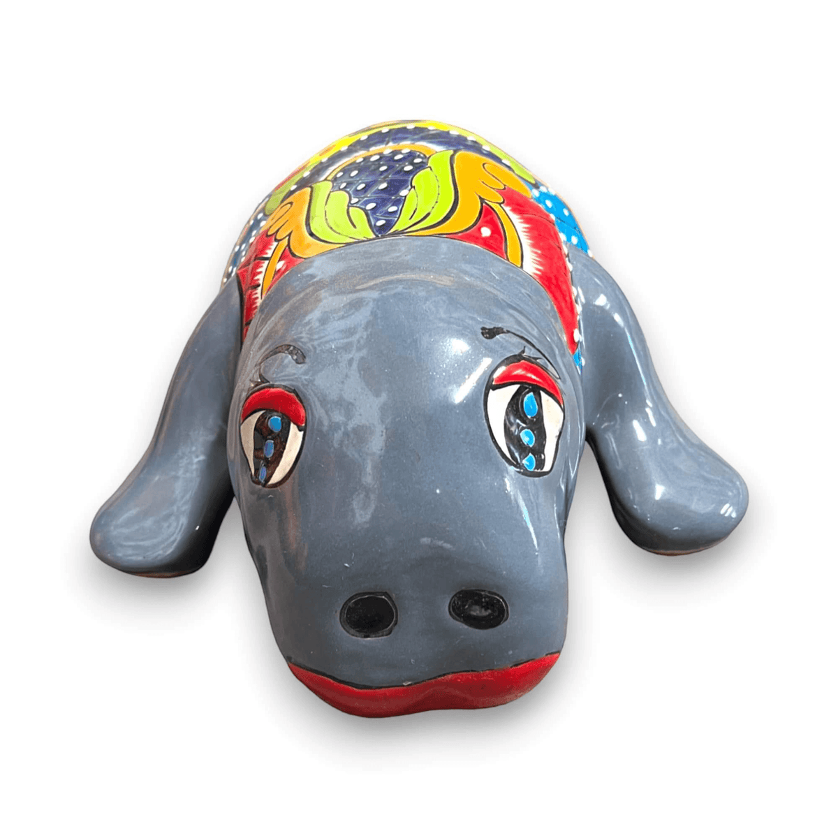 Mexican Handmade Seal Planter | Colorful Talavera Seal