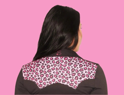 Catty Cowgirl Western Pearl Snap Girls Rodeo Shirt