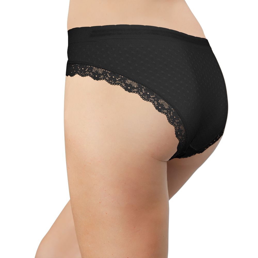 Scalloped Dot and Lace Seamless Tag Free Bikini