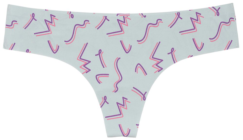 Taking Notes Laser Cut No Show Thong
