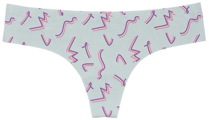 Taking Notes Laser Cut No Show Thong