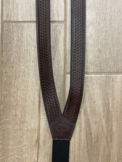 Dark Brown Gallus | Nocona Mens