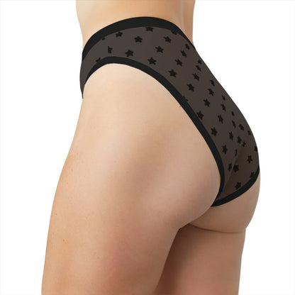 Star Mesh High Leg  Bikini