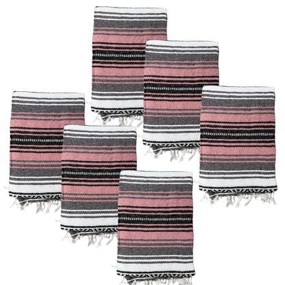 Pink Mexican Falsa Blankets | Bulk Savings