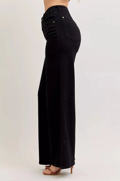 Judy Blue High-Waisted Wide Leg Jeans