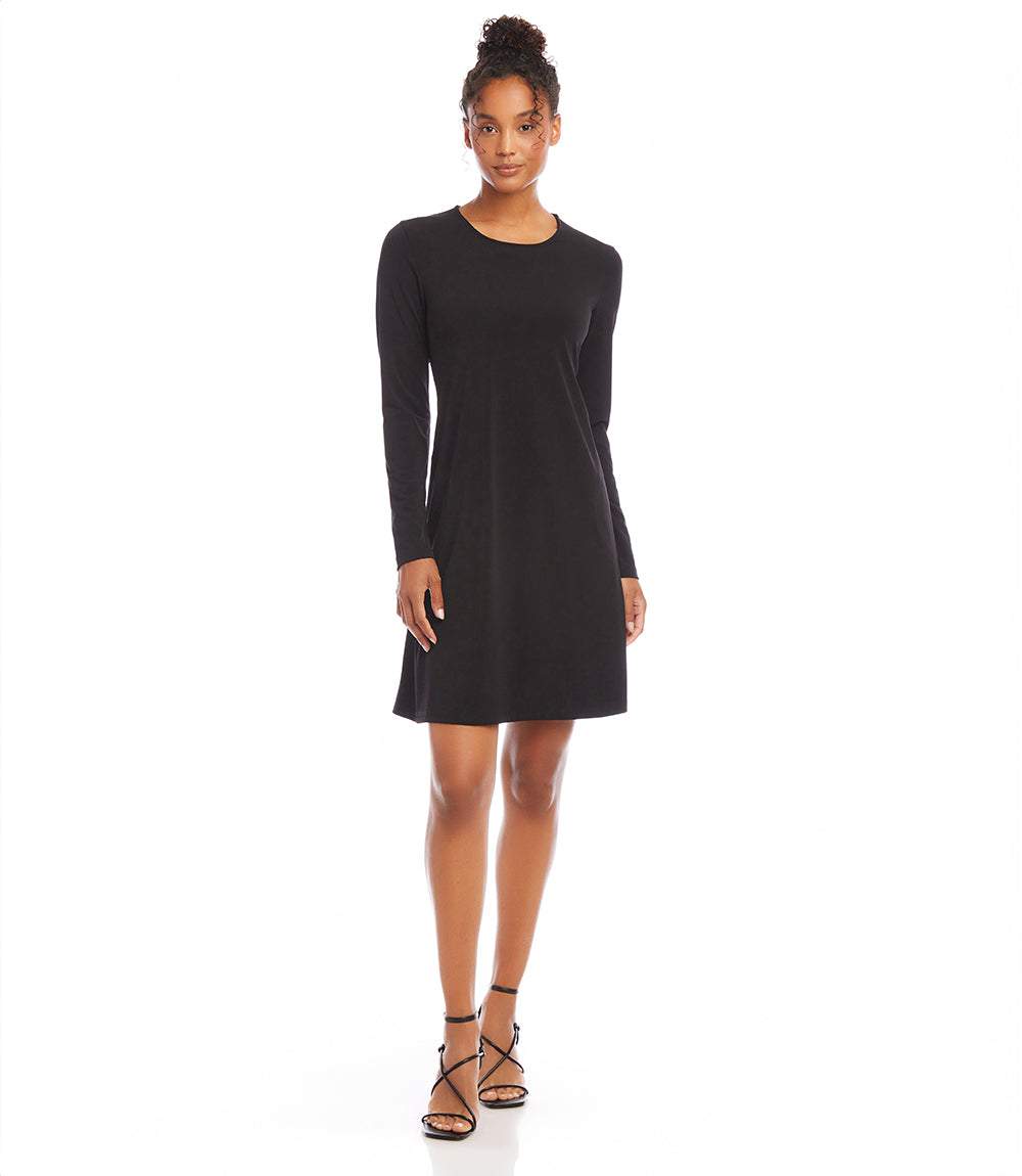 Long Sleeve Travel Jersey Dress